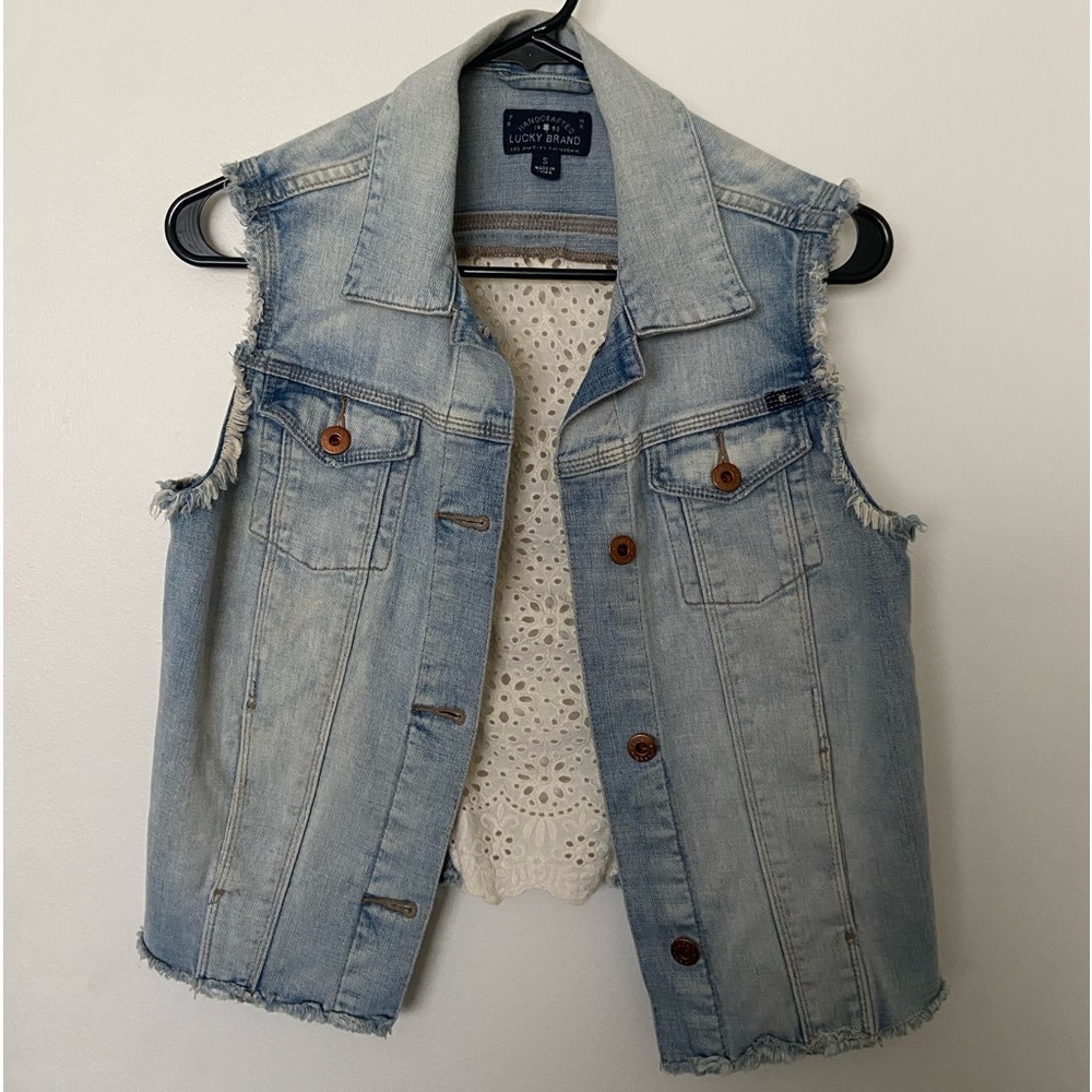 Lucky Brand denim vest